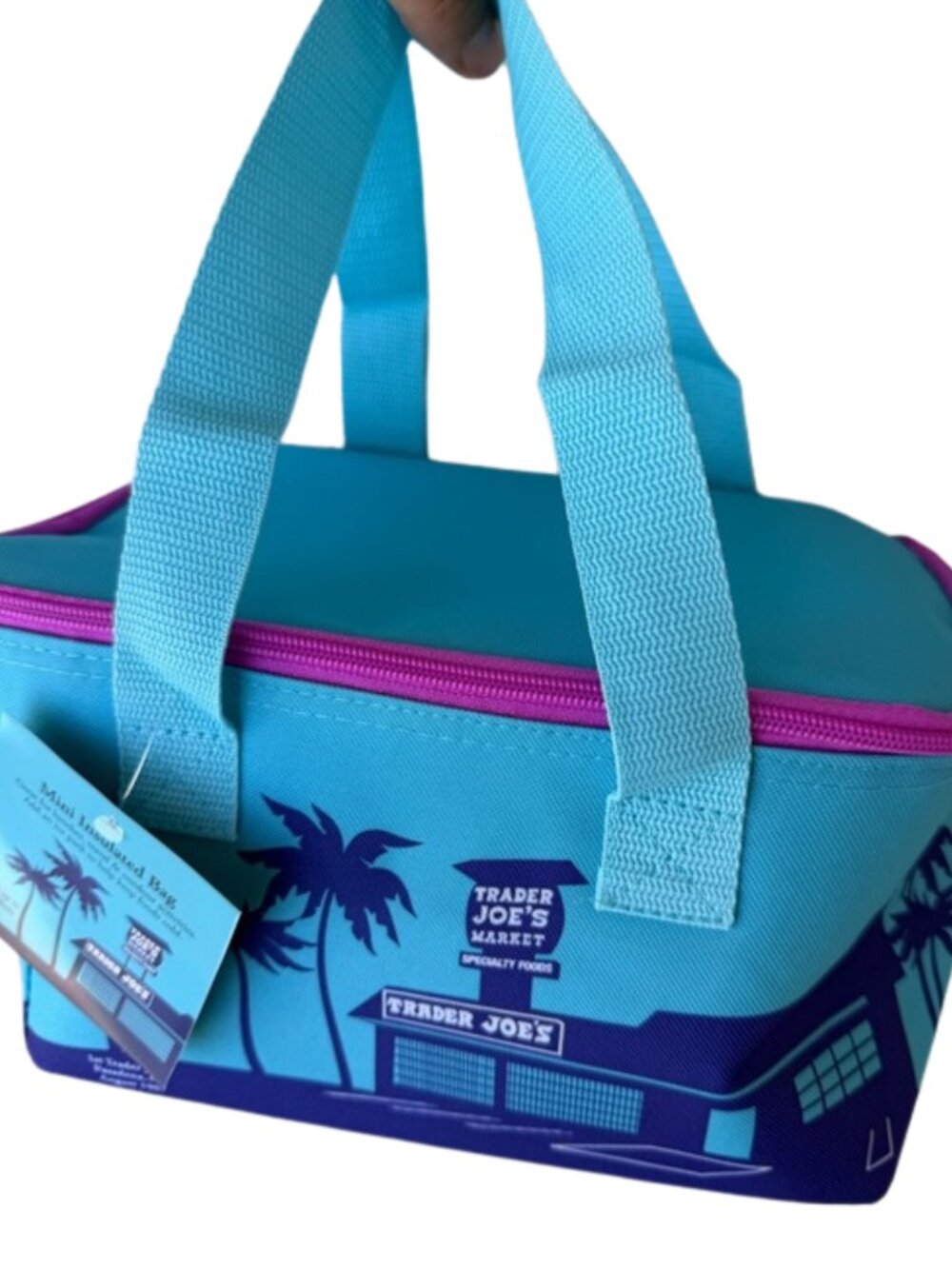 🆕 NWT 💙 Trader Joe’s Mini Insulated Bag ✨ Collectible & Out of Stock!
